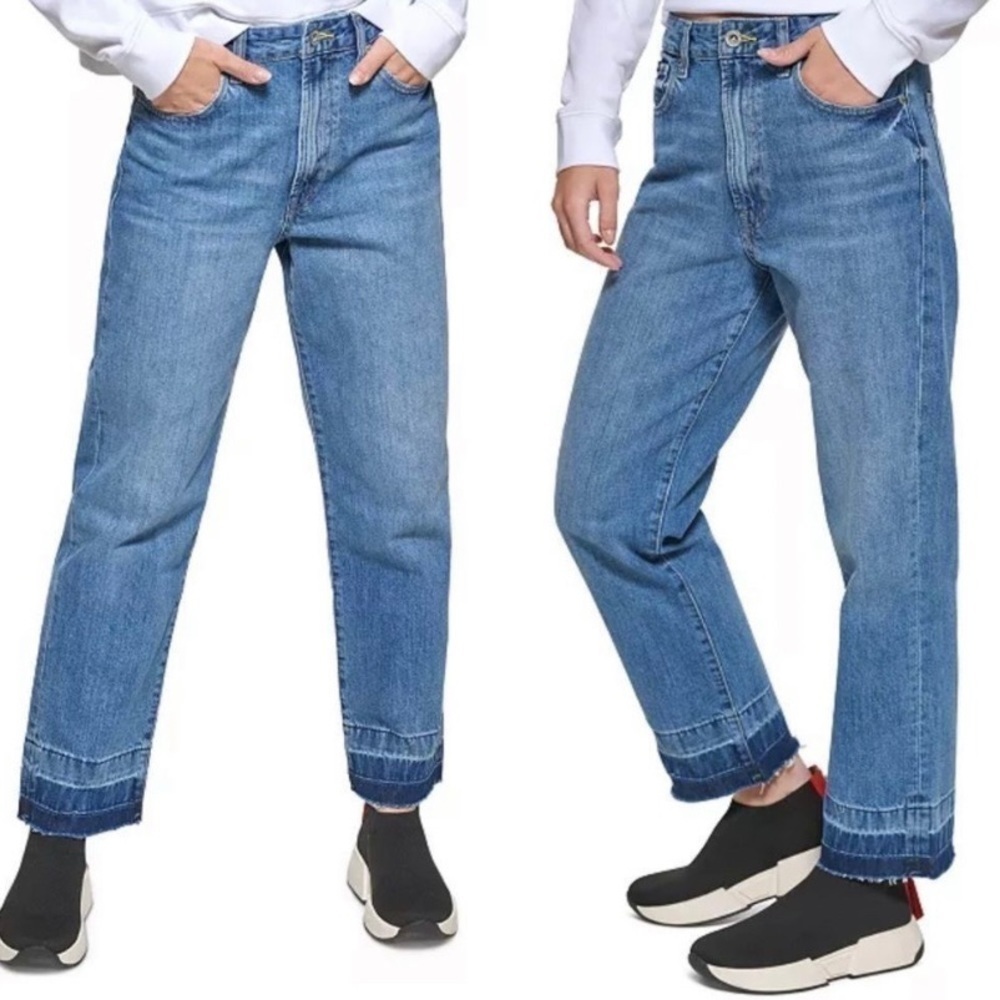 NWT DKNY Jeans Kent High Rise Straight Leg Size 31